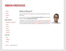 Tablet Screenshot of krenger.ch